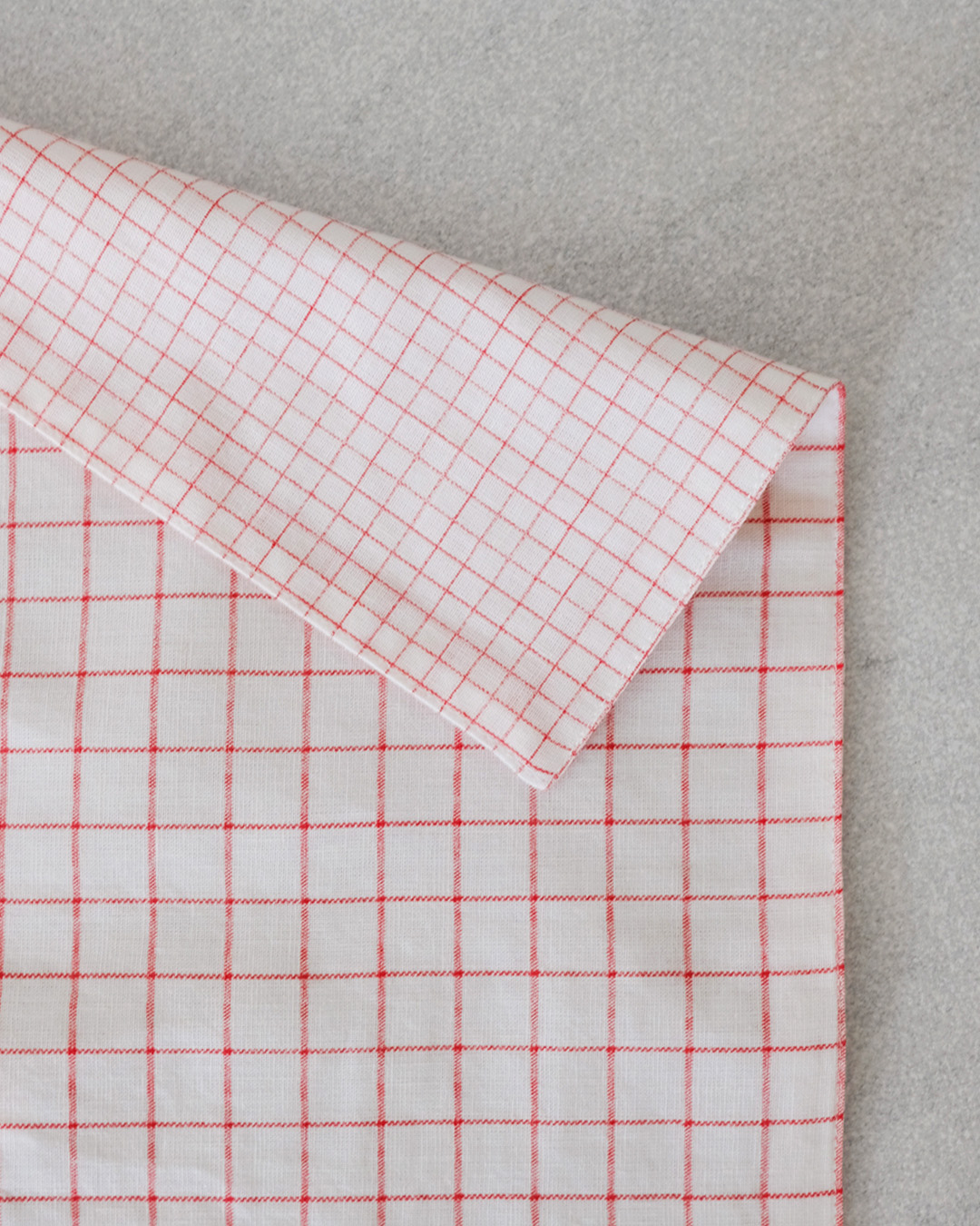 Table mat - Red Grid
