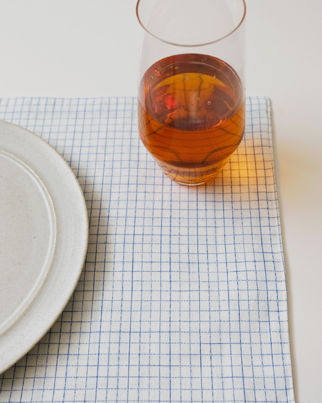 Table mat - Blue Grid