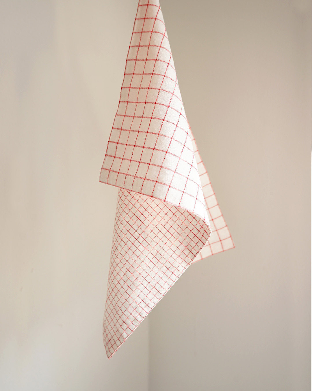 Table mat - Red Grid