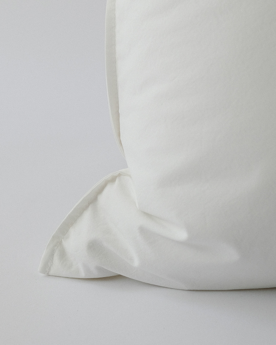 Crispy Cotton Pillow Case, natural white