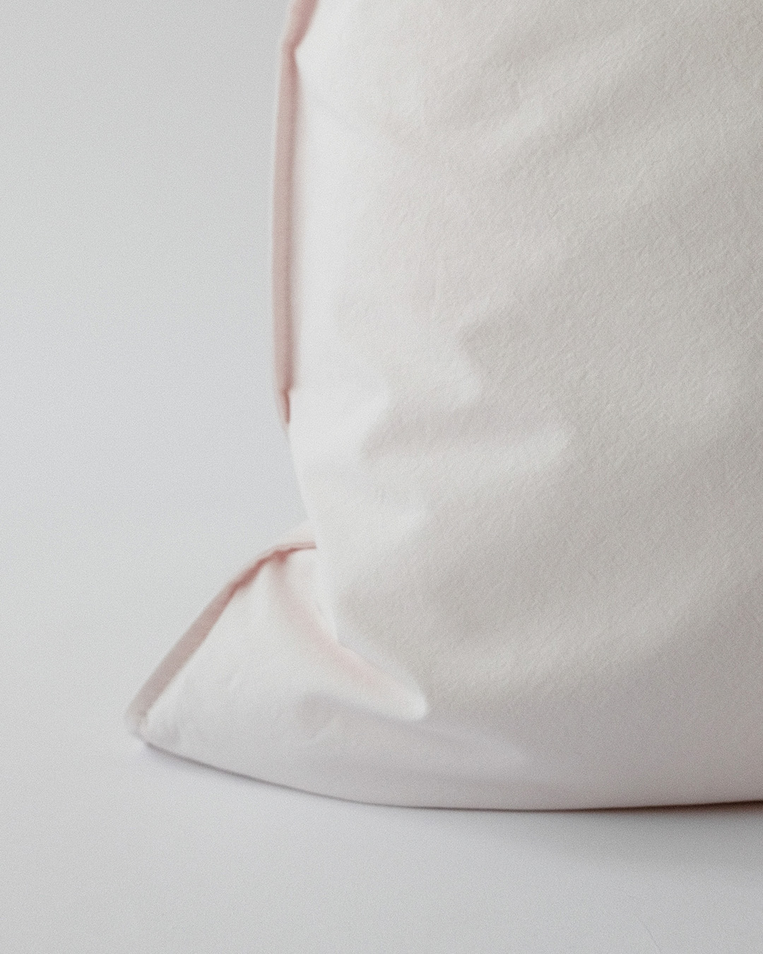 Crispy Cotton Pillow Case, cloud pink
