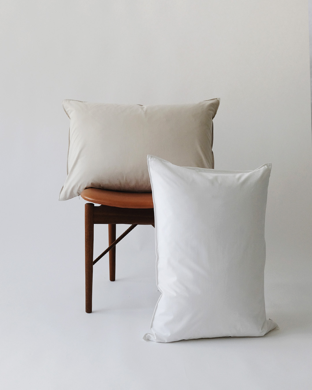 Percale Pillow Case (200TC), mist grey