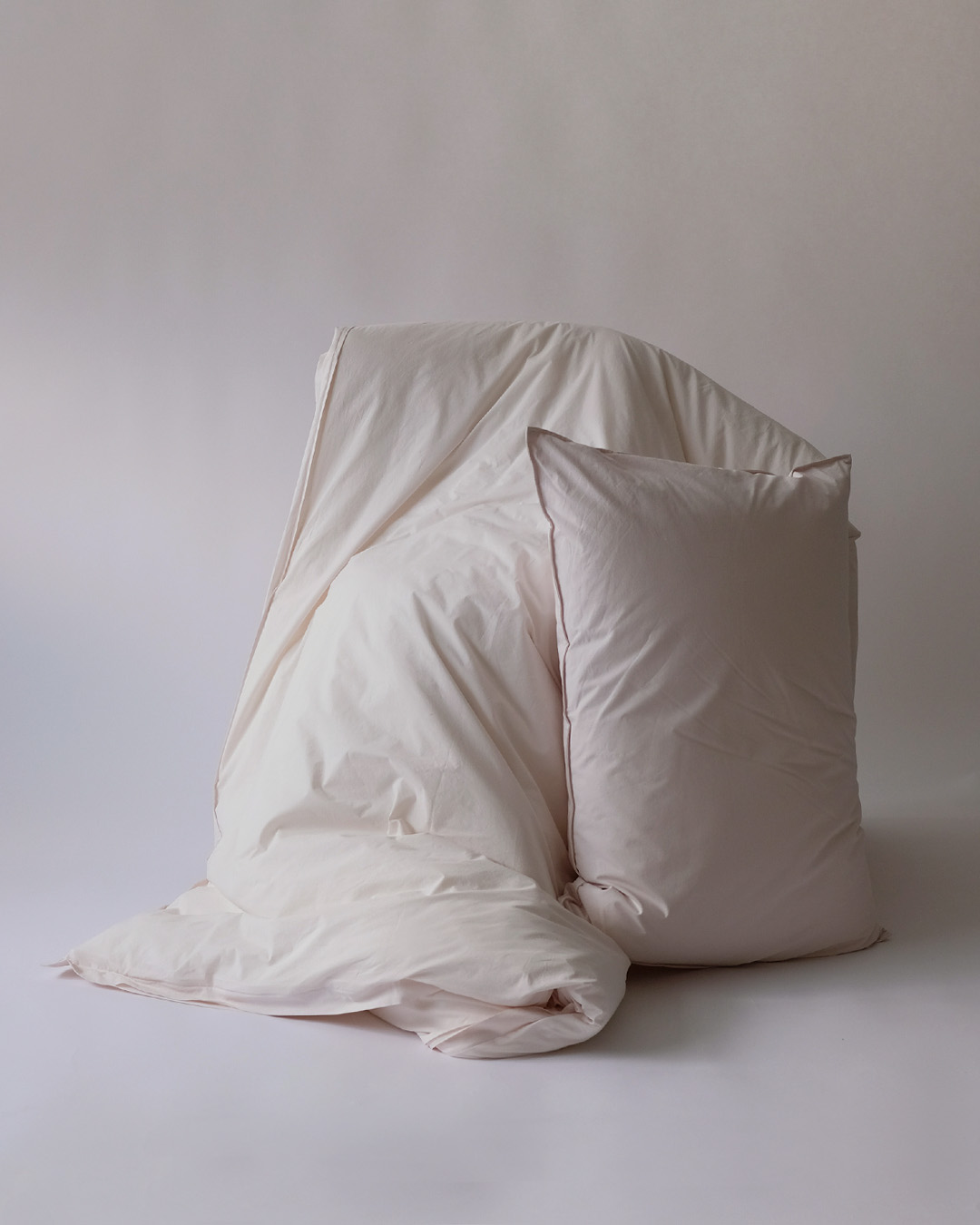 Crispy Cotton Duvet Cover, cloud pink