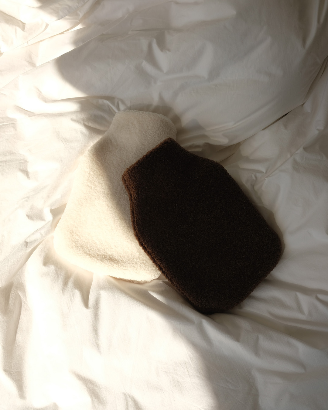 Hot Water Bottle Cover, Brown
