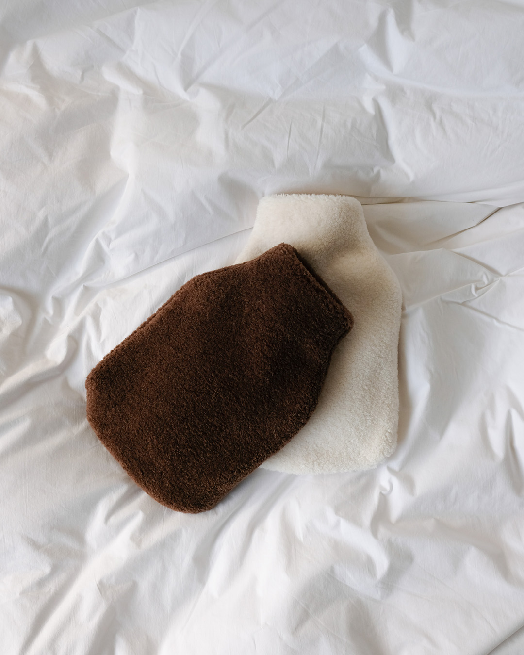Hot Water Bottle Cover, Brown