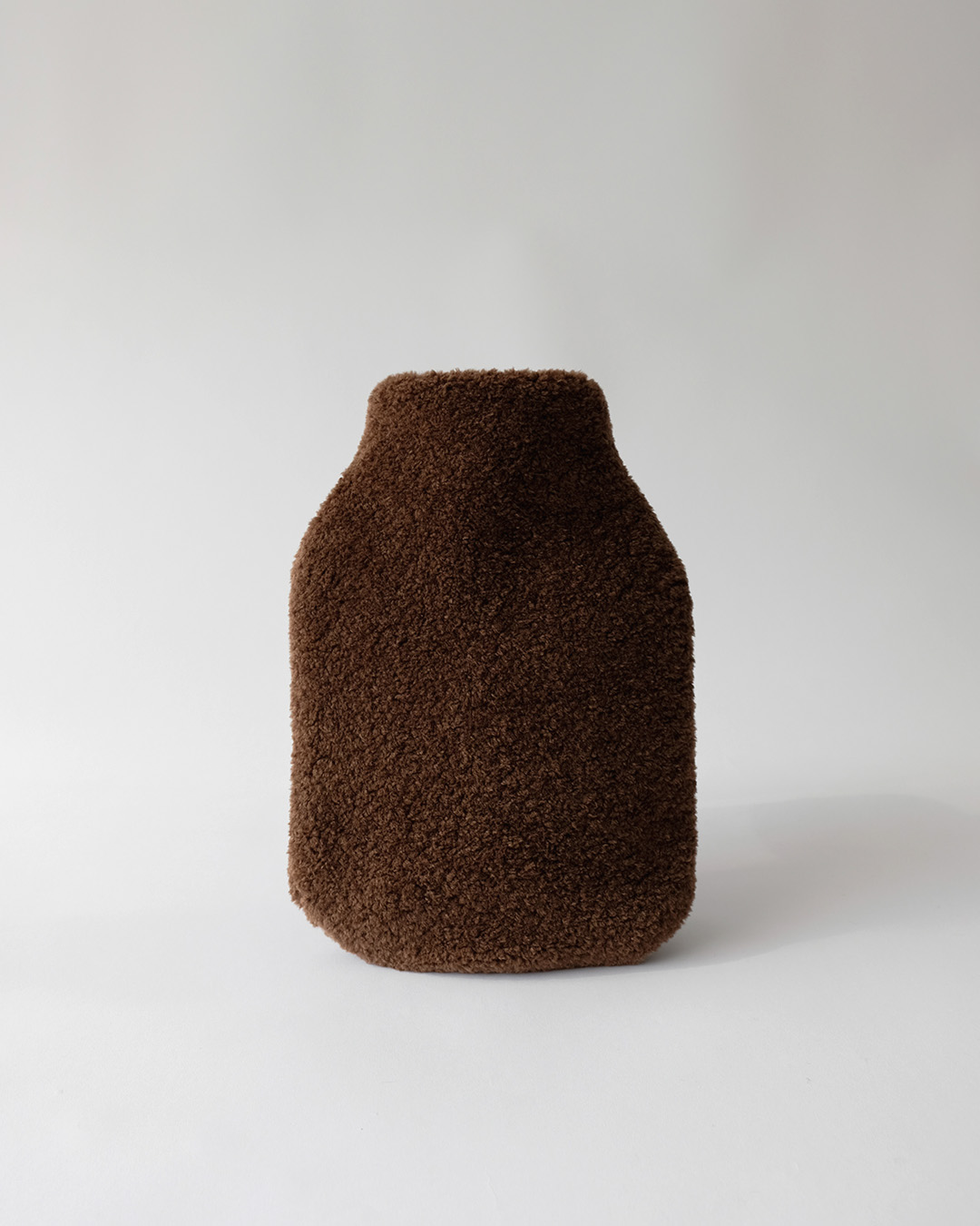 Hot Water Bottle Cover, Brown