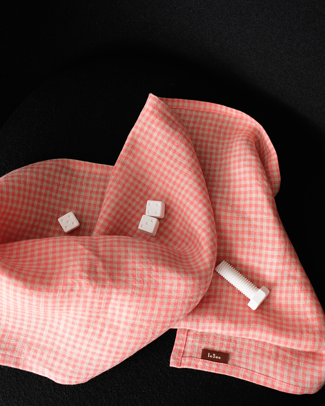 Tea Towel - Linen Red