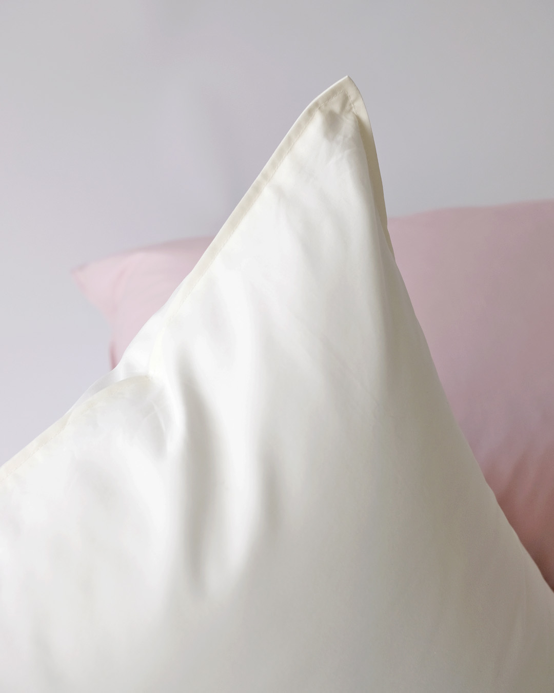 Percale Pillow Case (500TC), ivory