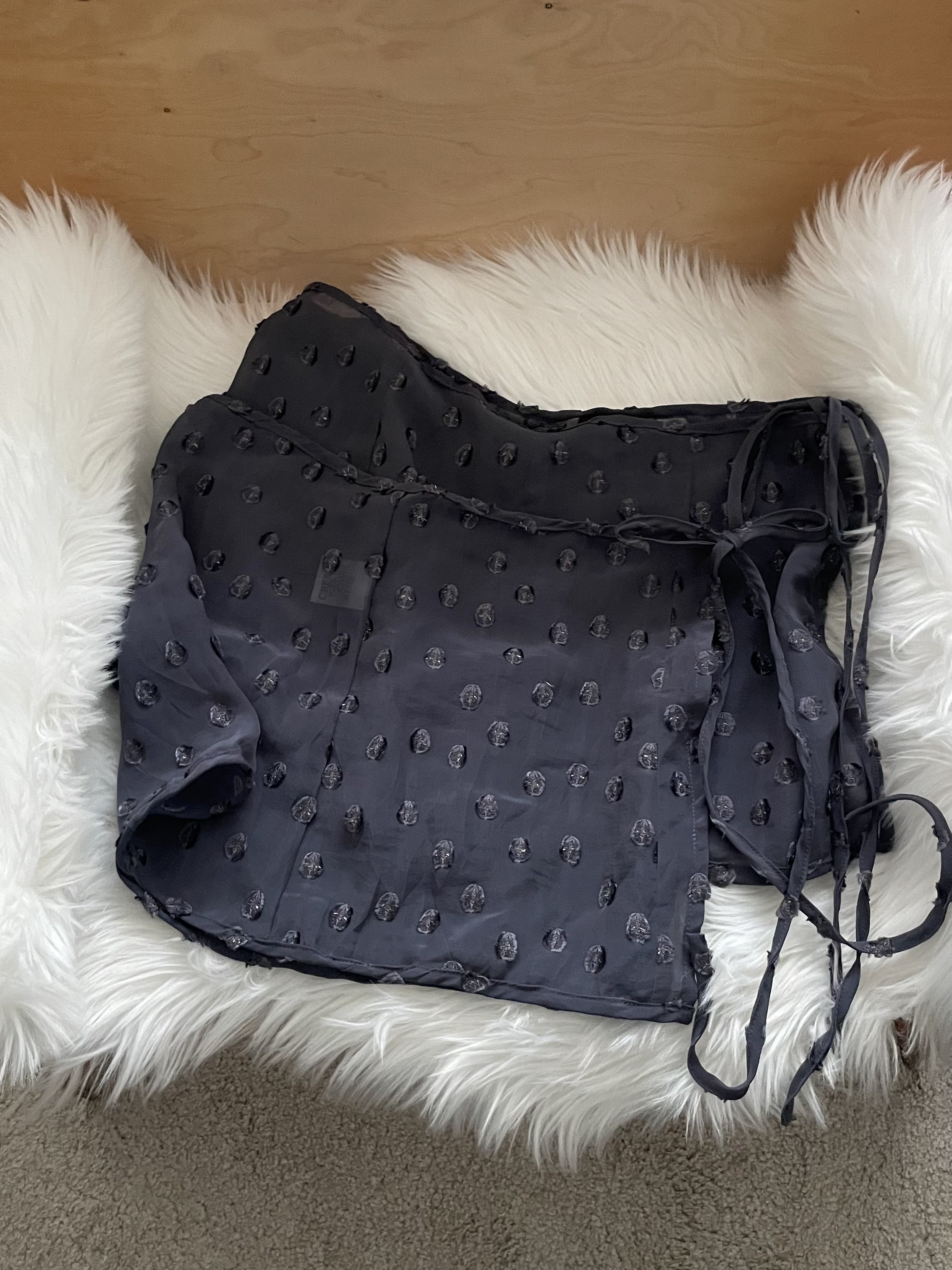 Upcycled & Redesigned by ONE'S OWN : Layered wrap skirt [21] [22]