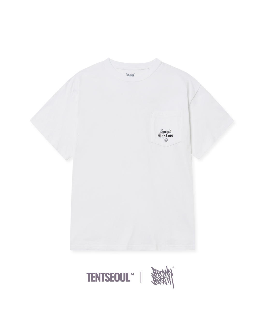 SPREAD LOVE POCKET TEE [WHITE]