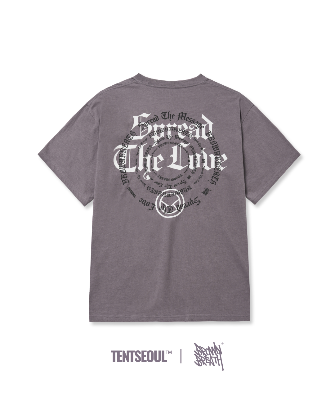 SPREAD LOVE POCKET TEE [PURPLE]