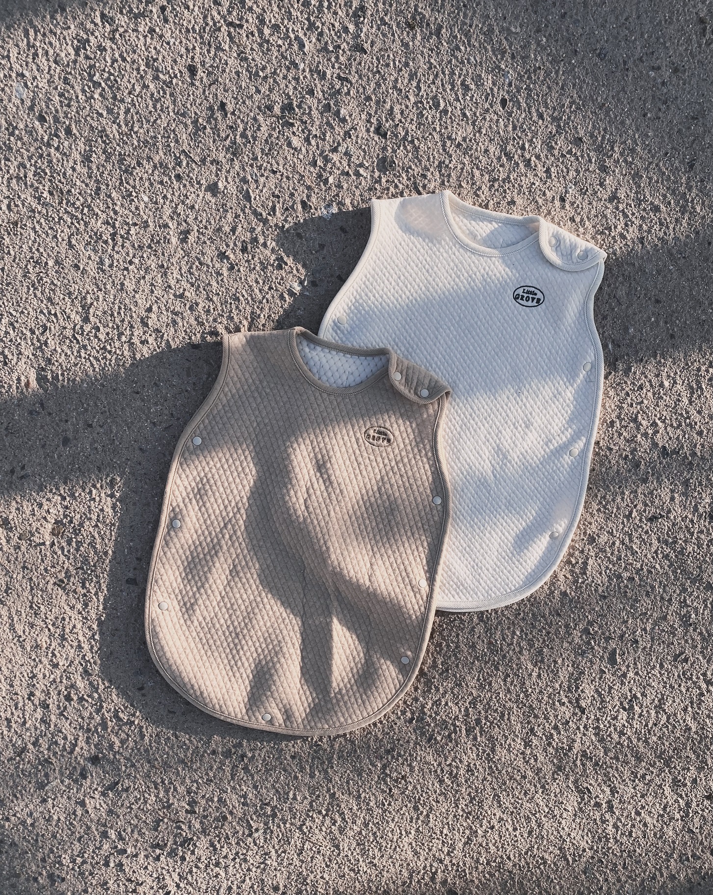 Luna Organic Sleeping Vest - Beige