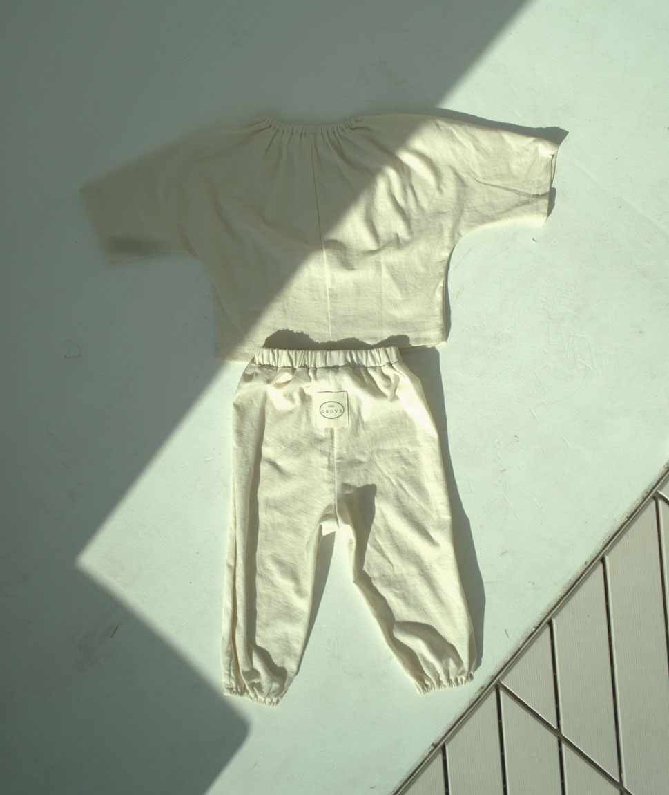 Daisy Shirring set up - Natural