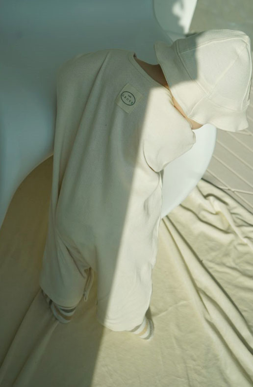 Organic meshed playsuit