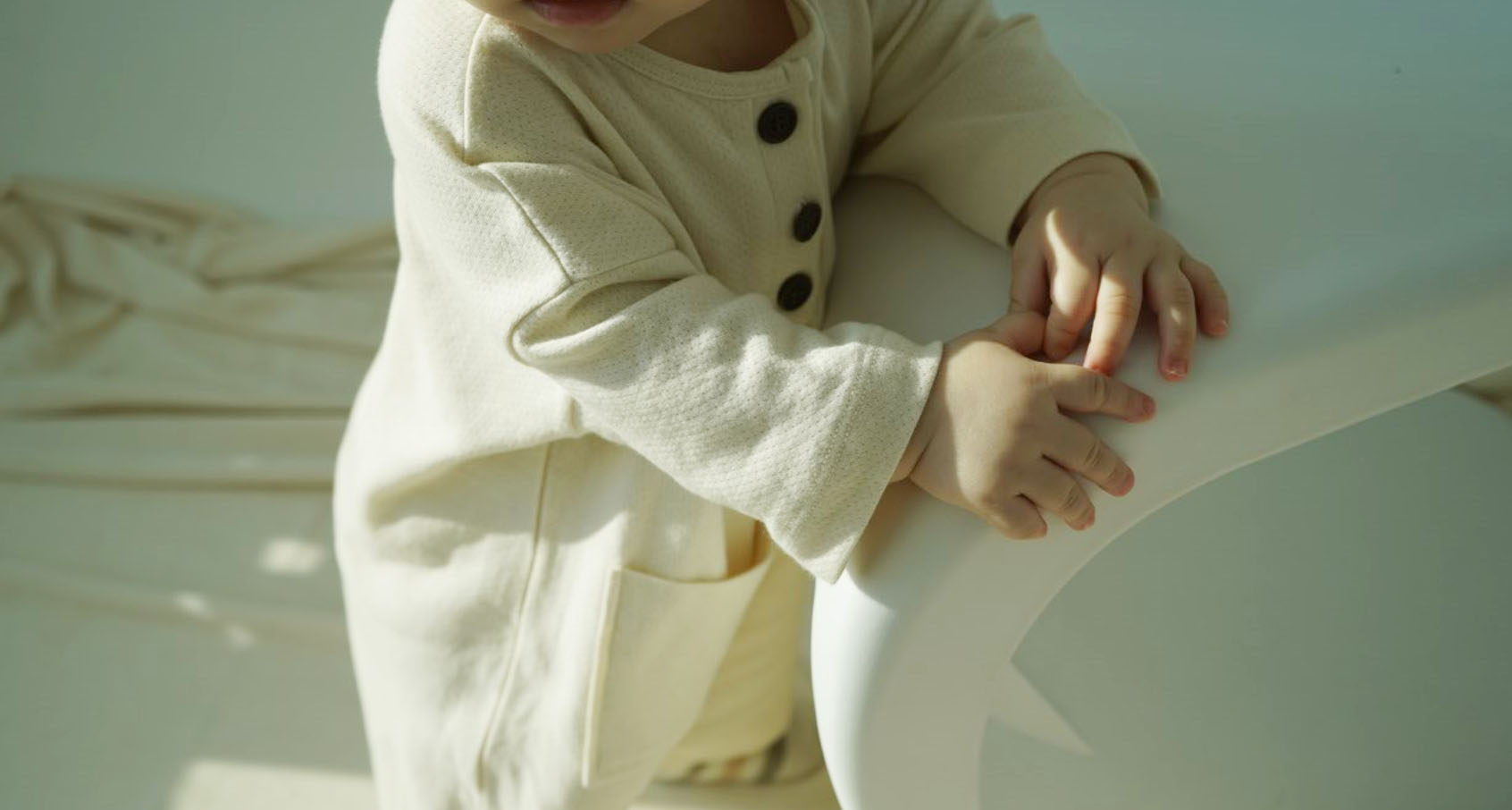 Organic meshed playsuit