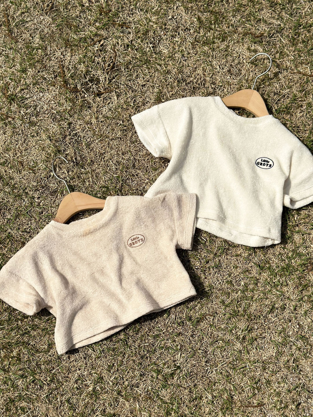 Organic towel logo tee