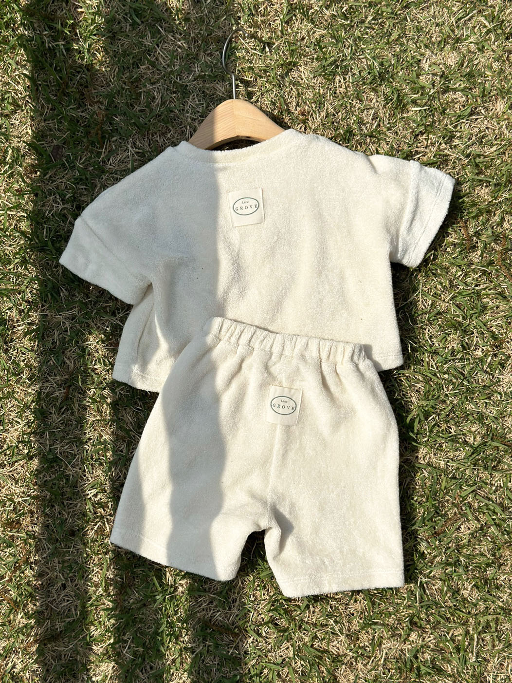 Organic towel logo tee