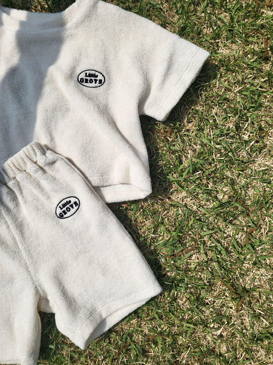 Organic towel logo tee