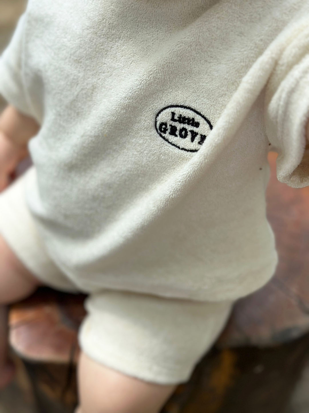 Organic towel logo tee