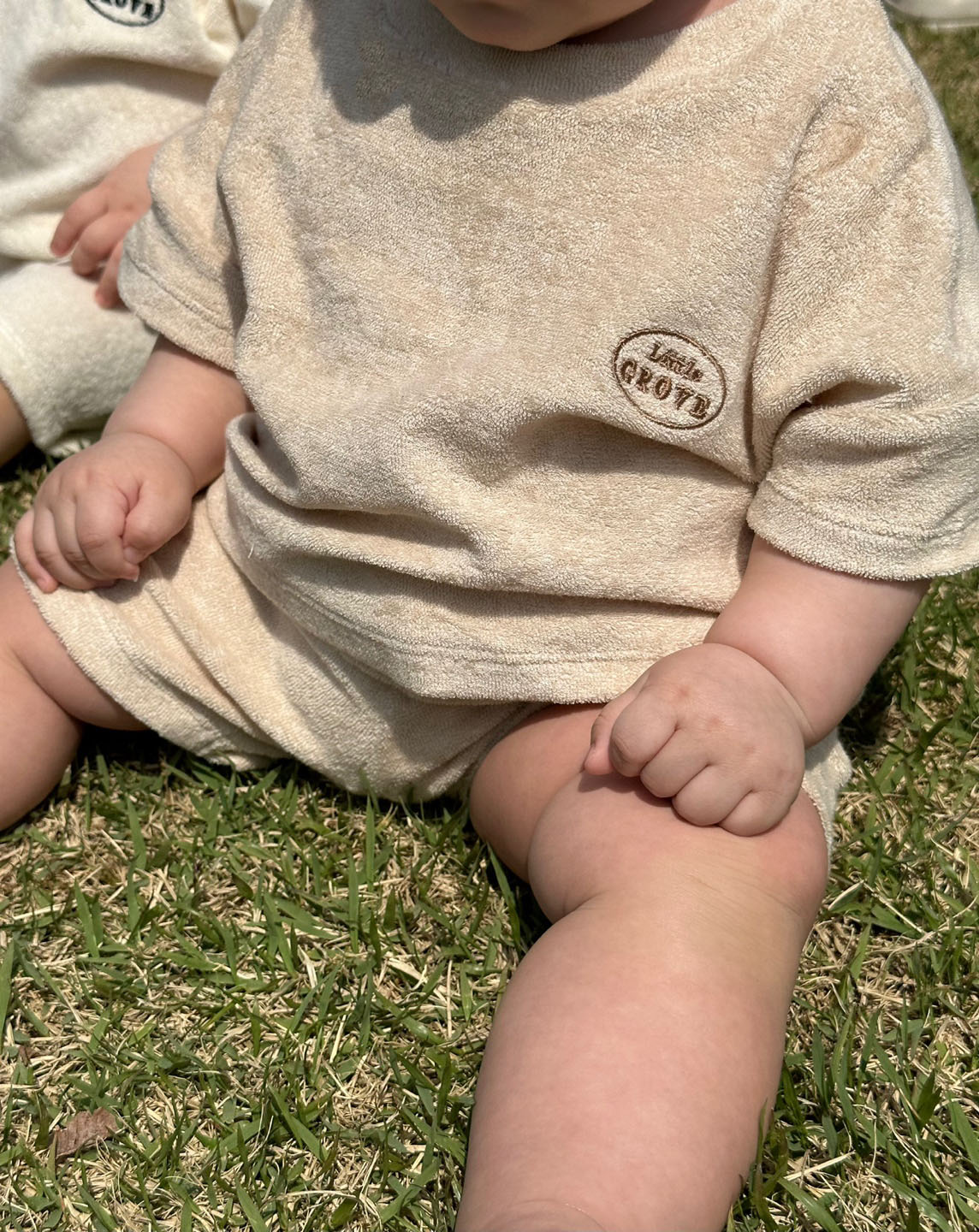Organic towel logo tee