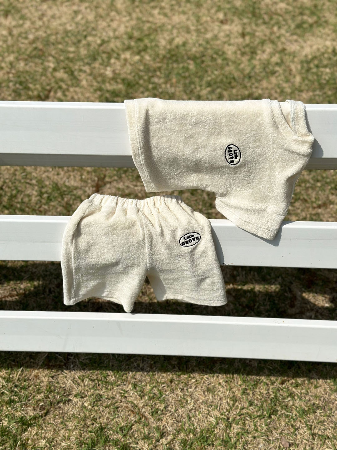 Organic towel logo pants
