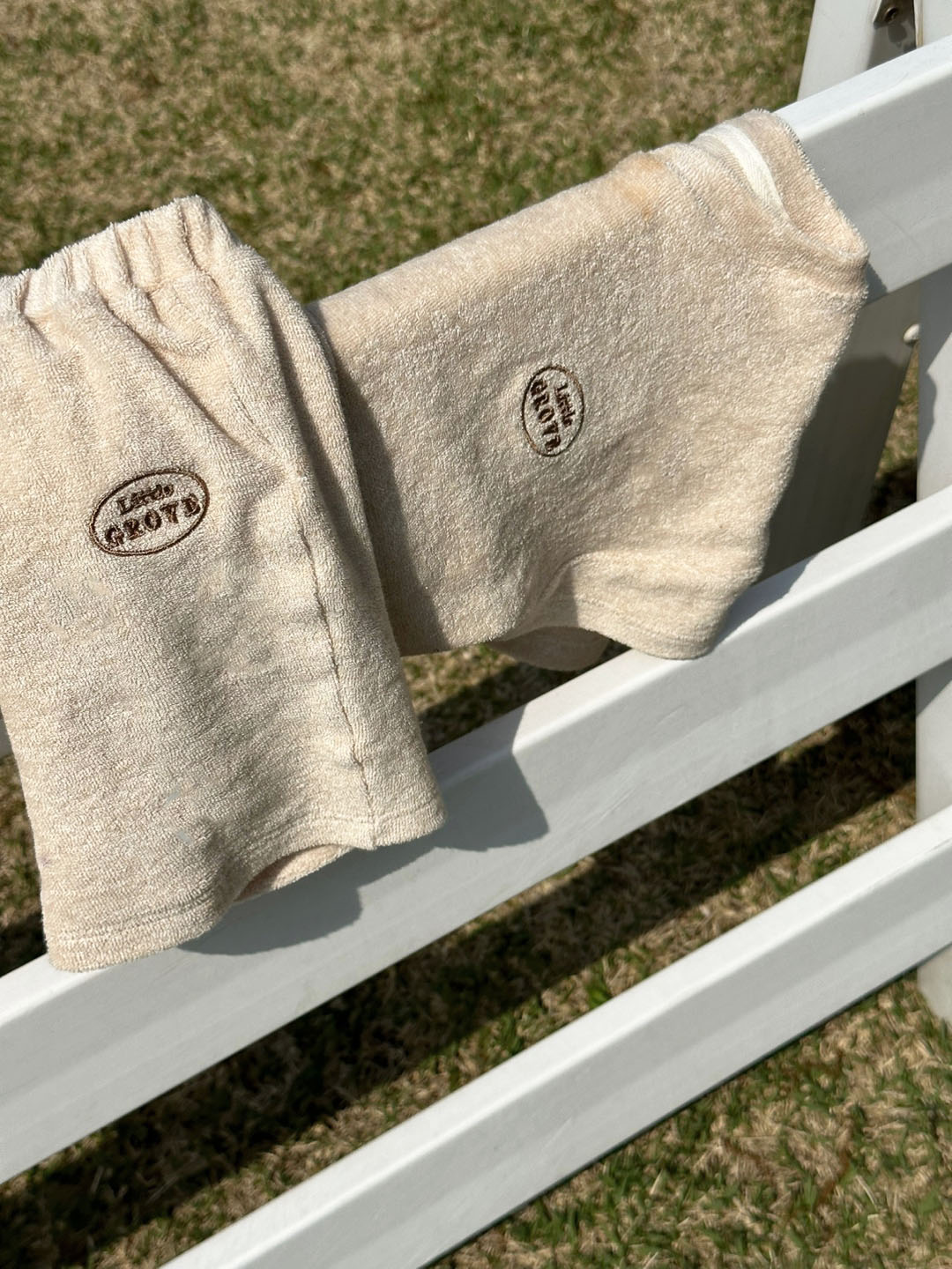 Organic towel logo pants