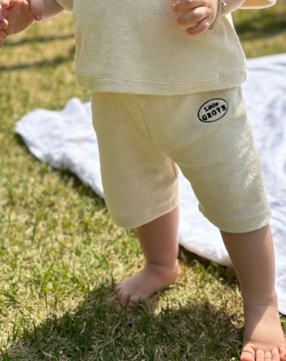 Organic towel logo pants