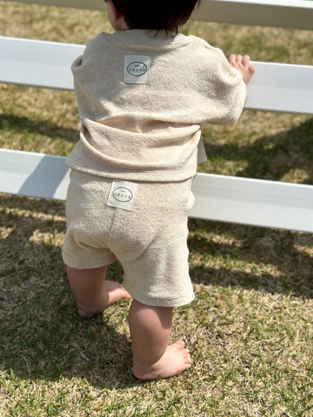 Organic towel logo pants