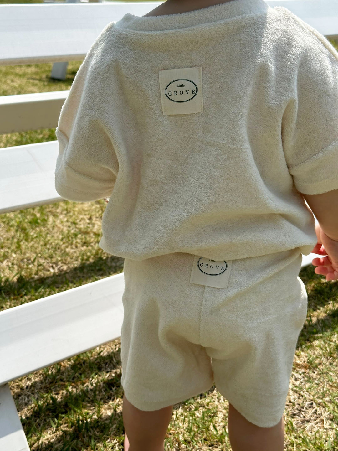 Organic towel logo pants