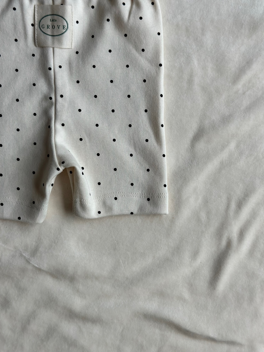 Organic biker shorts - Polkadot