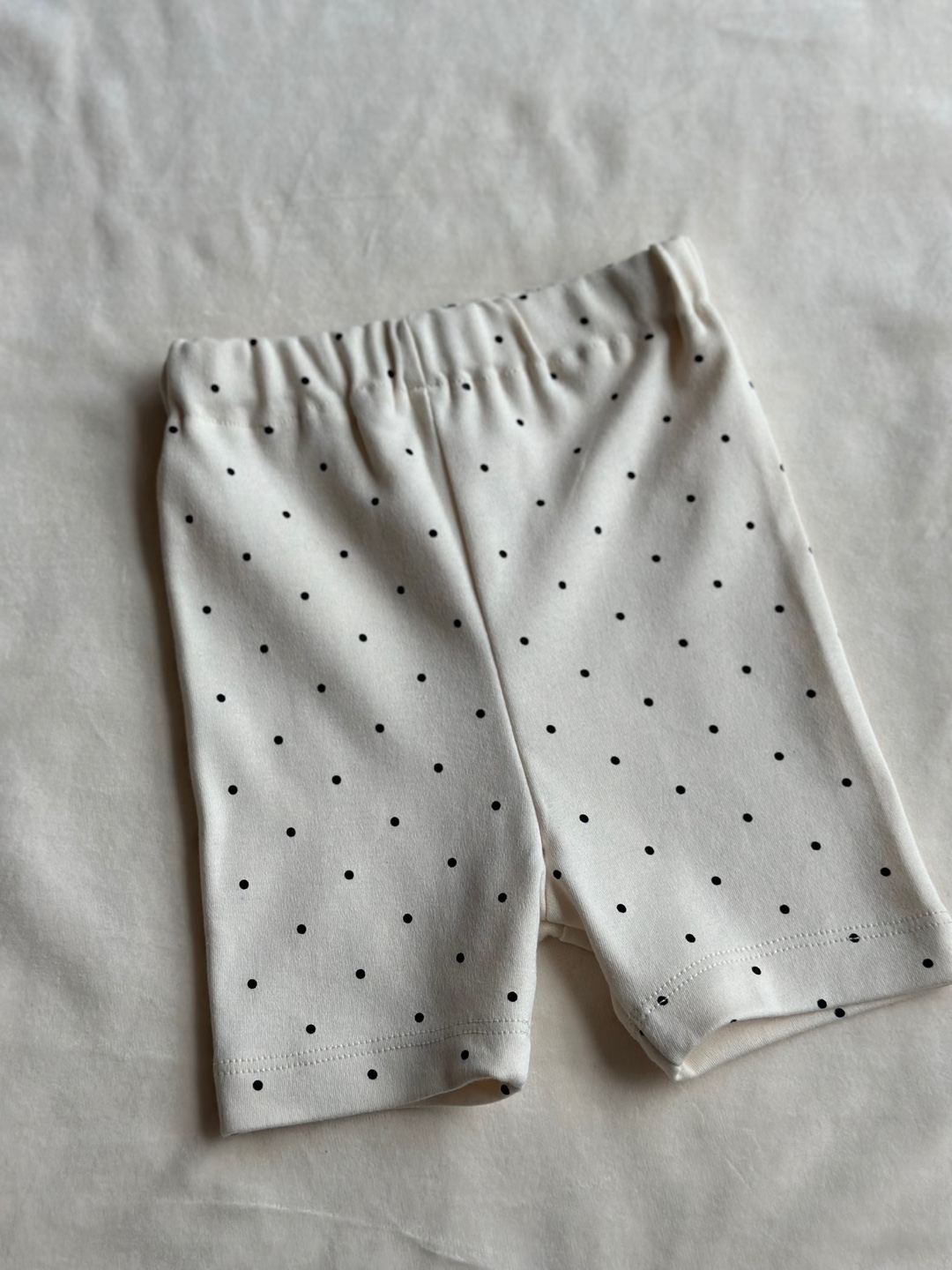 Organic biker shorts - Polkadot