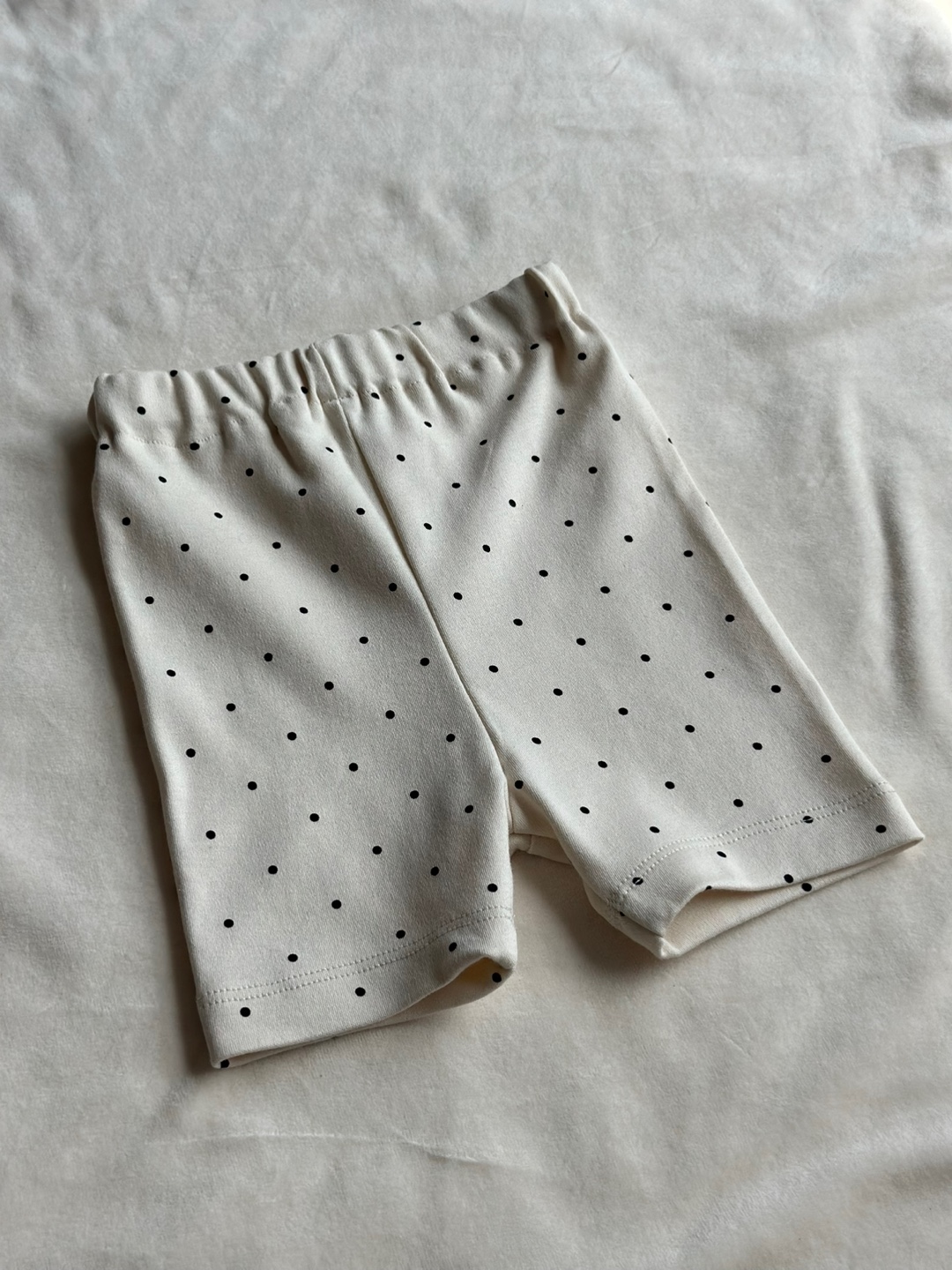 Organic biker shorts - Polkadot