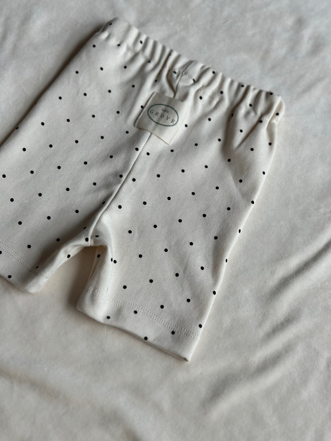 Organic biker shorts - Polkadot