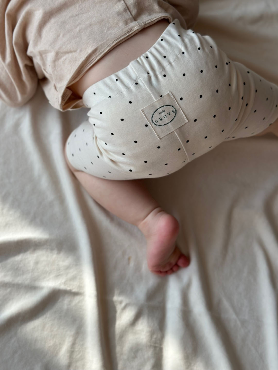 Organic biker shorts - Polkadot