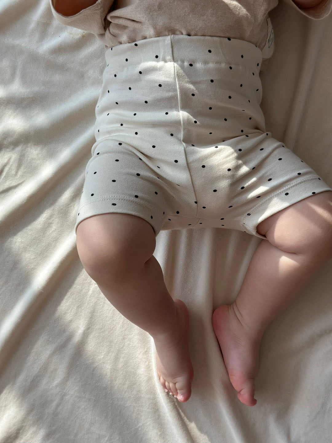 Organic biker shorts - Polkadot