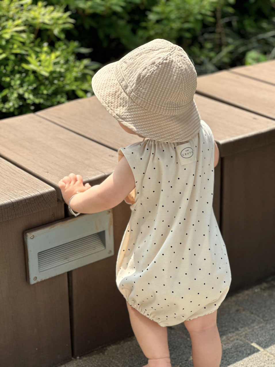Polkadot balloon bodysuit