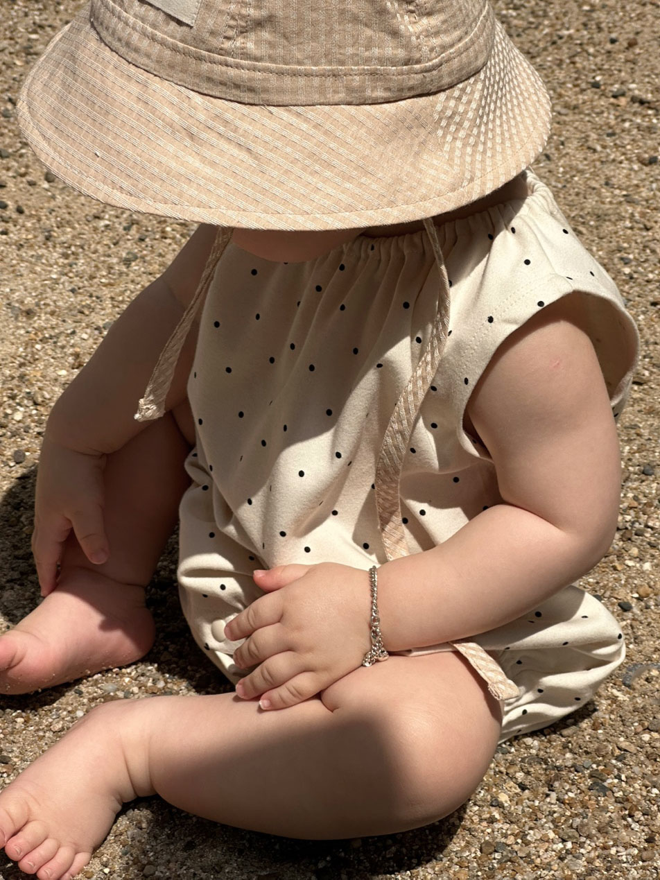 Polkadot balloon bodysuit