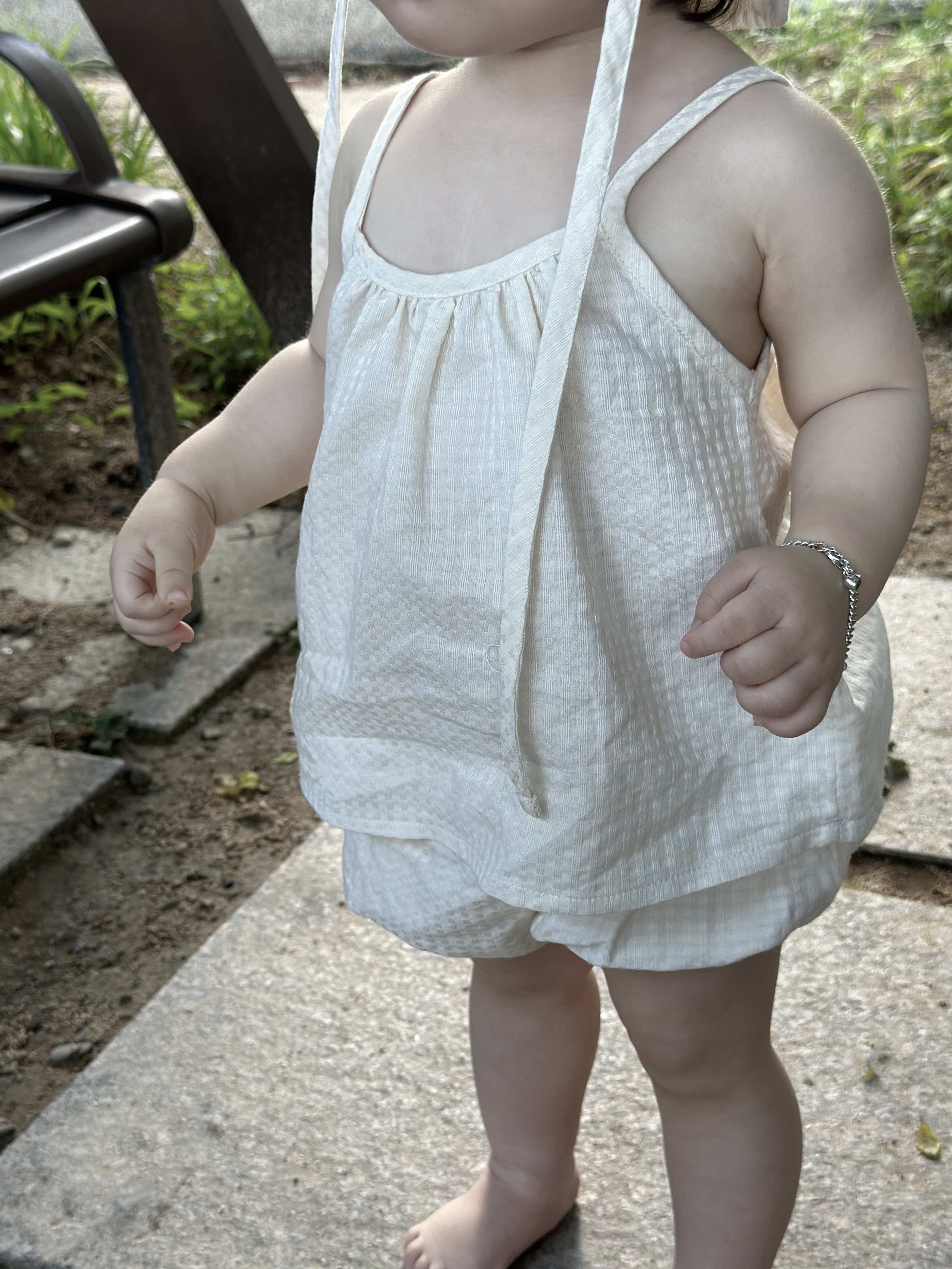 Checkered tank blouse