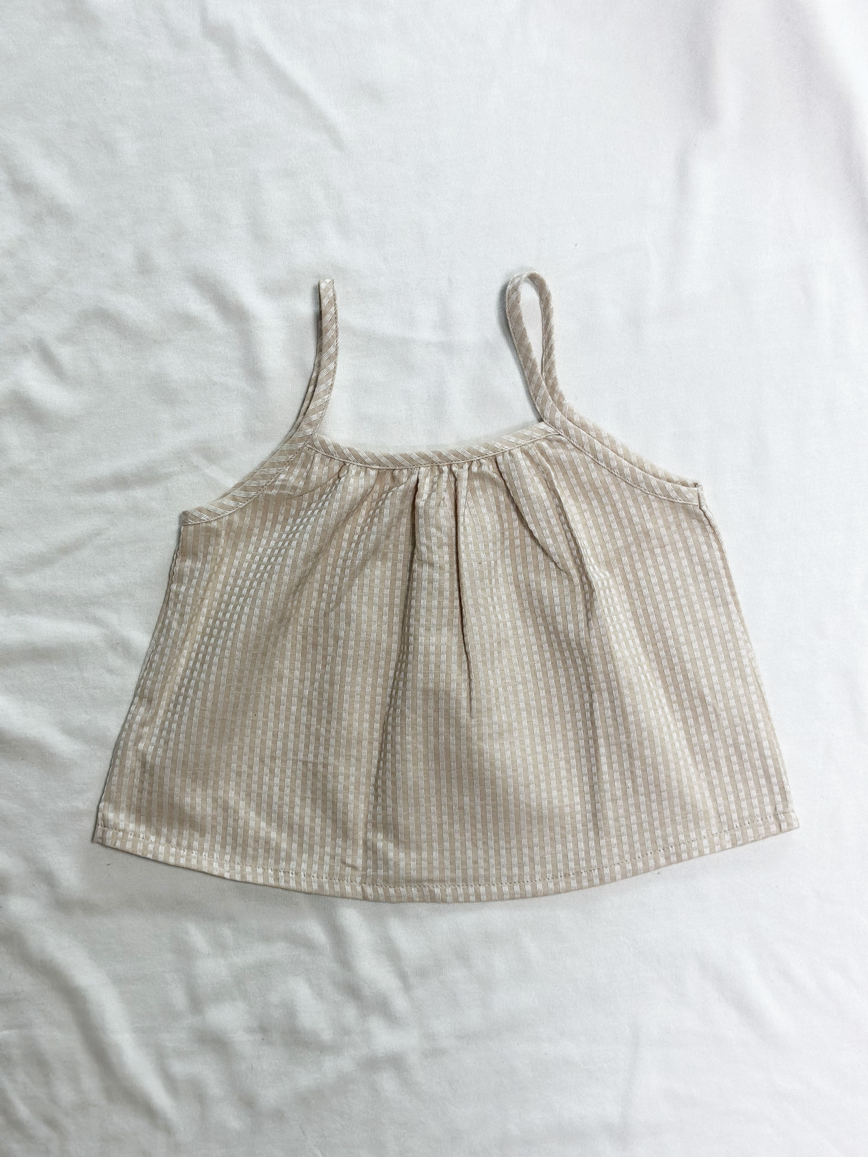 Checkered tank blouse