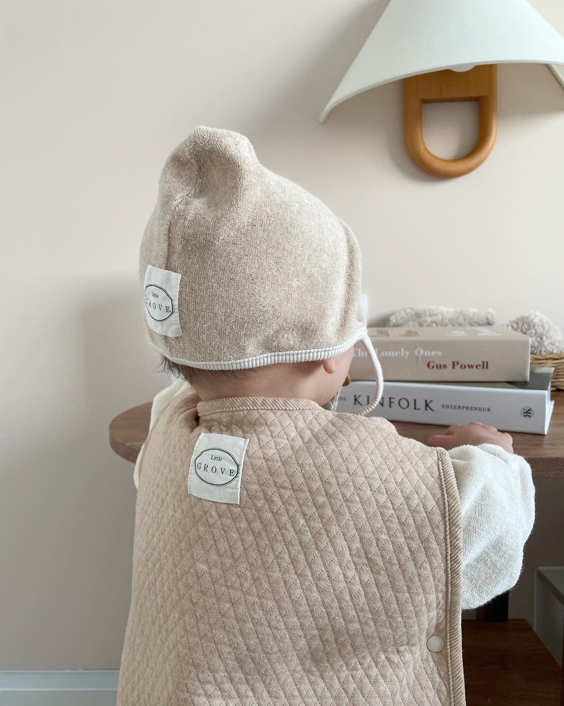 Luna Organic Sleeping Vest - Beige