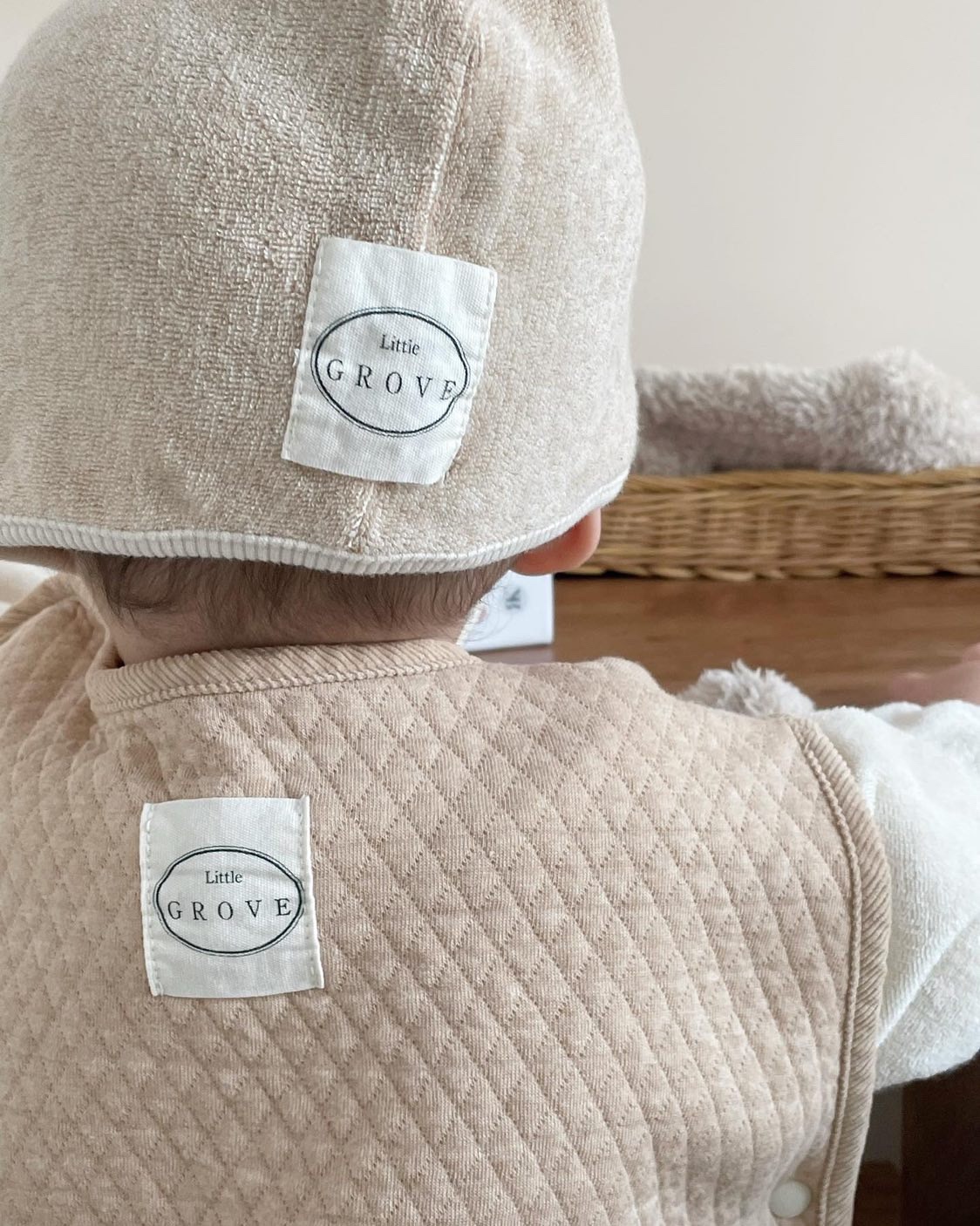 Luna Organic Sleeping Vest - Beige