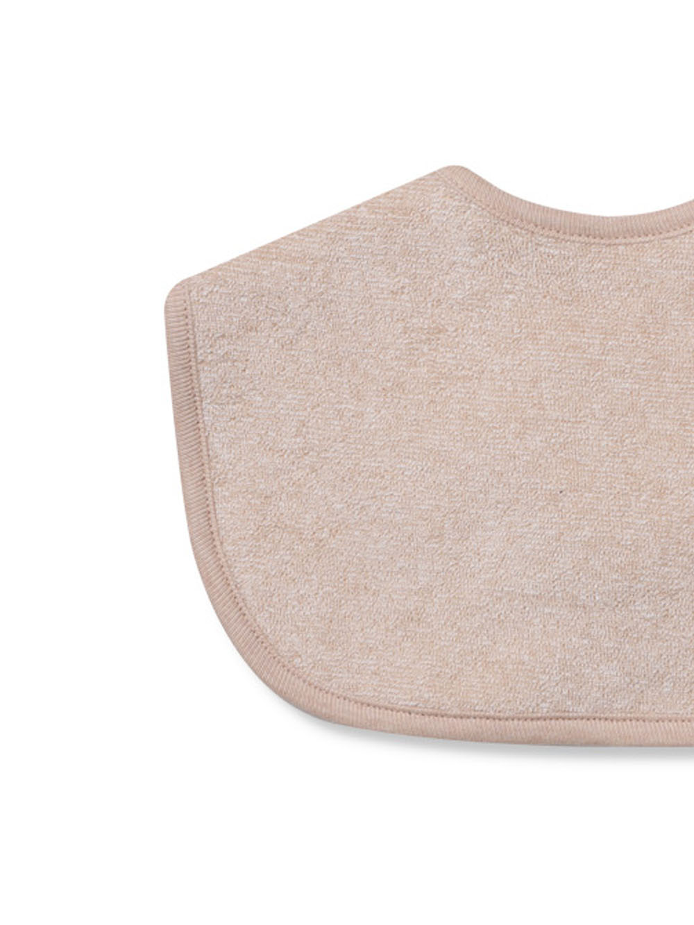 Organic round bib - Oatmeal