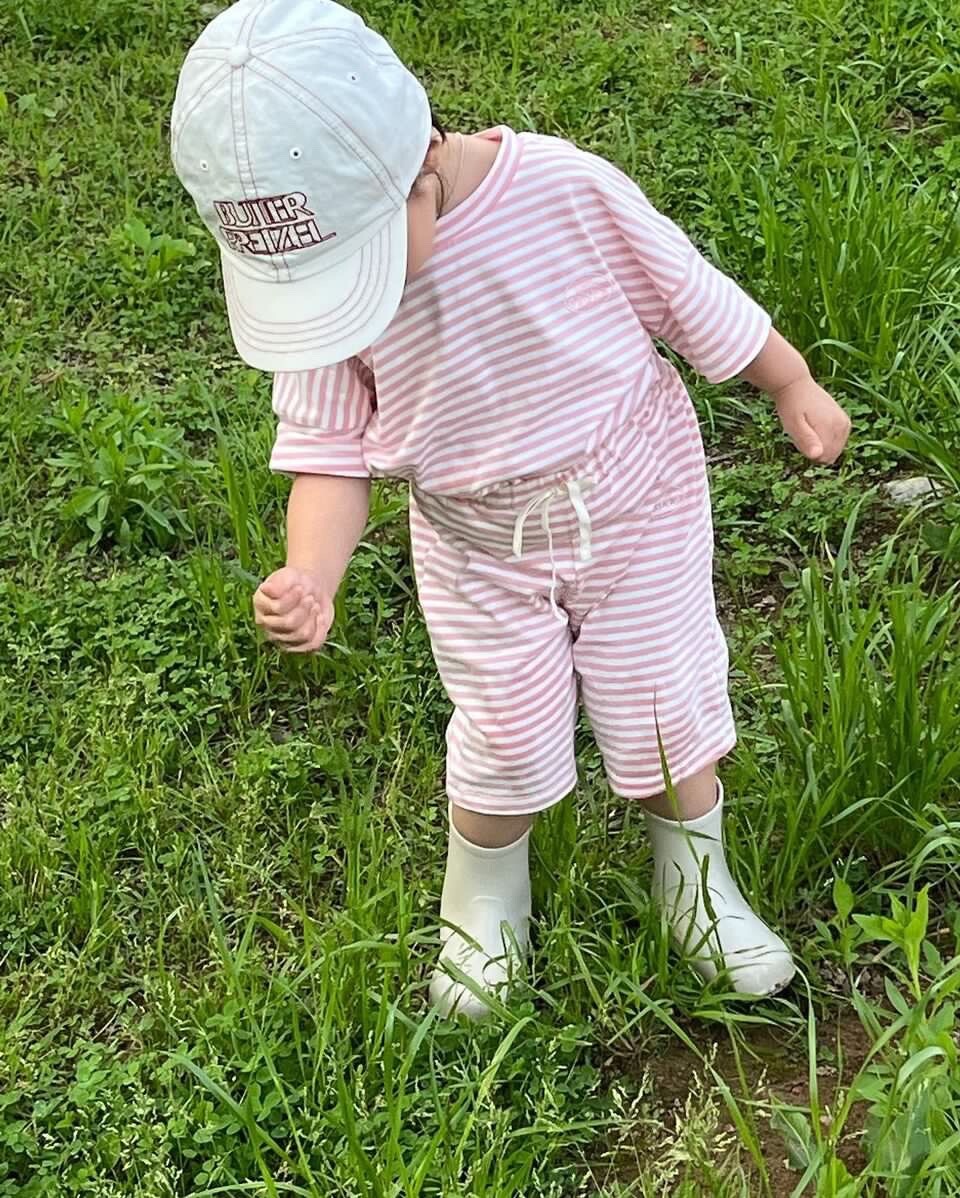 Organic striped tee