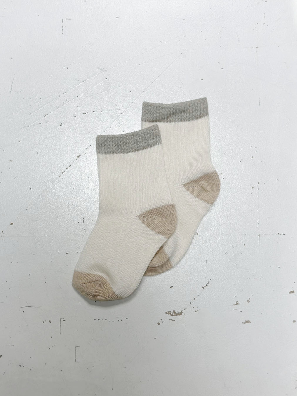 Colored organic striped socks