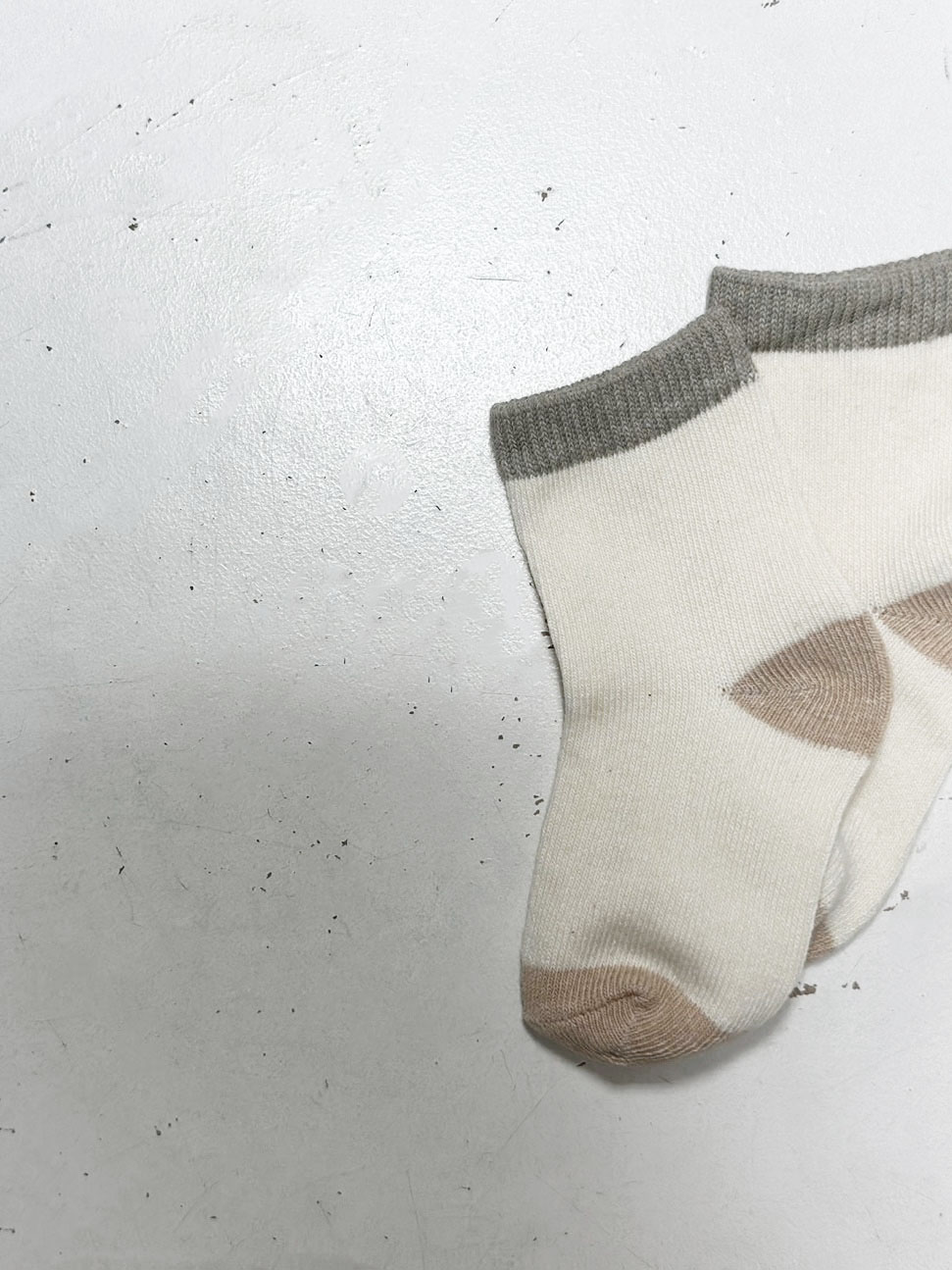Colored organic striped socks