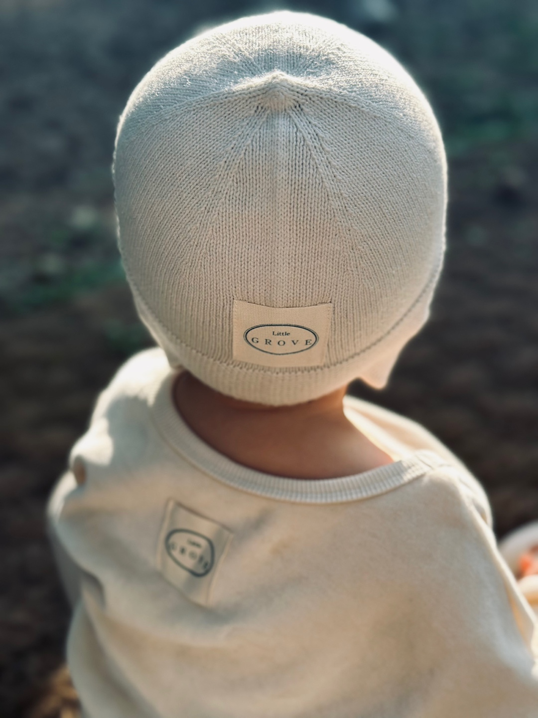 Chestnut Ear Flap Hat - melange cream