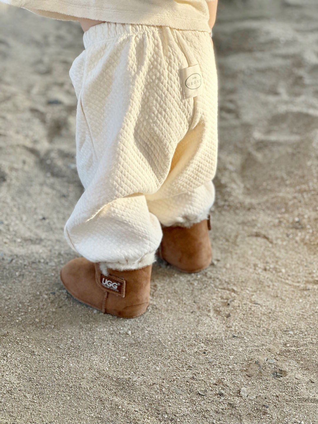 Organic bamboo quilted jogger