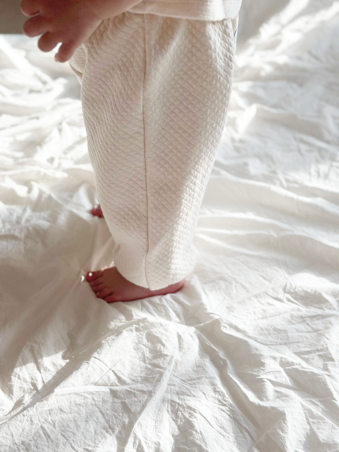 Organic bamboo quilted jogger
