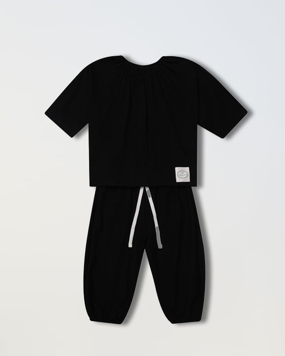 Daisy Shirring set up - Black