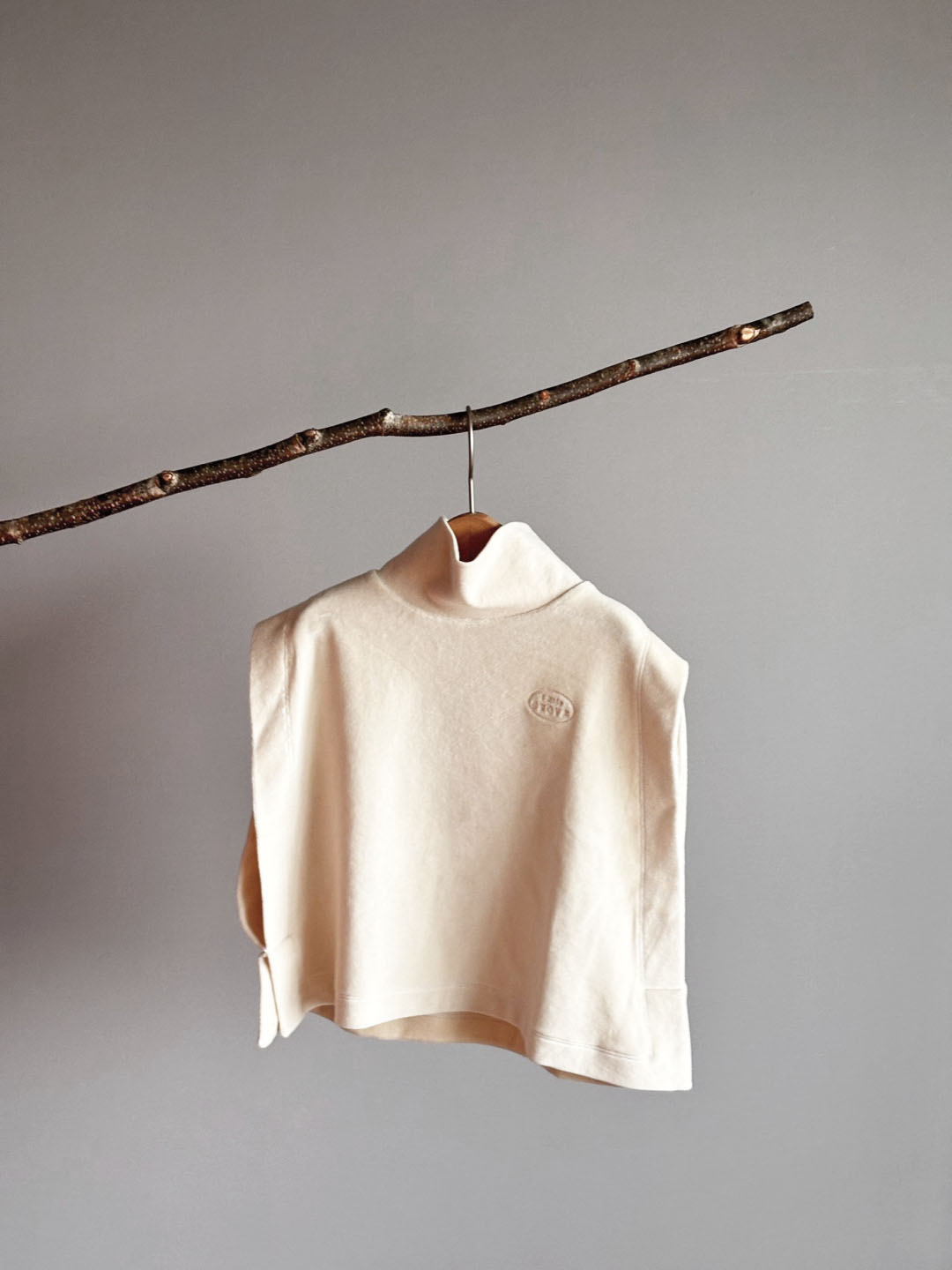 Velour poncho